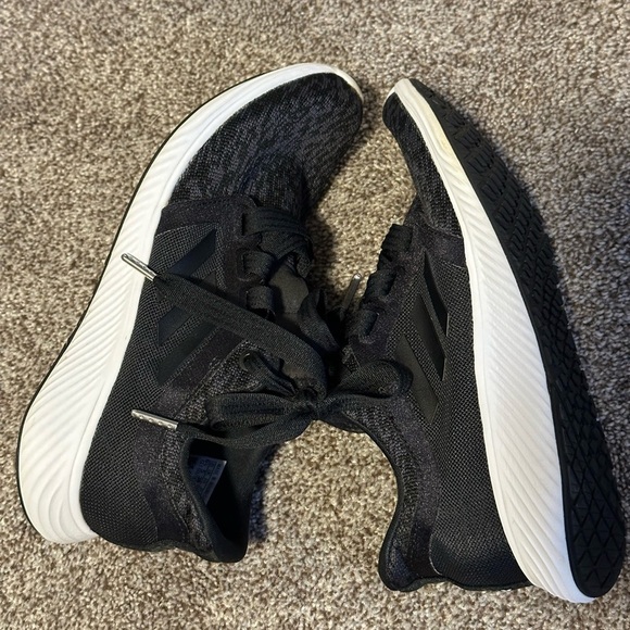 Adidas Bounce Edge Lux 3 Running Shoes CARBON BLACK EE8998 Size 6.5 WORN ONCE - Picture 6 of 12